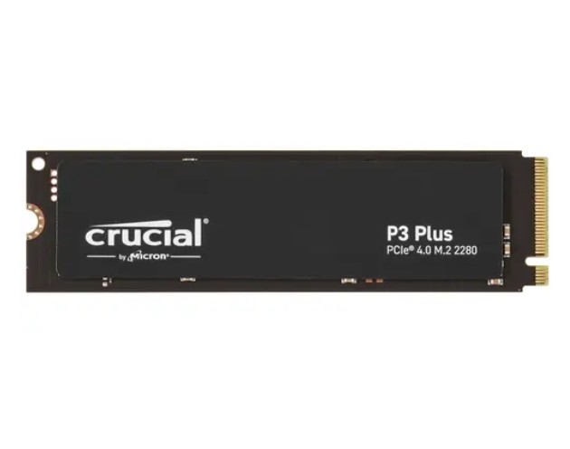 Накопитель SSD M.2 2280 Crucial CT500P3PSSD8 P3 Plus 500GB PCIe Gen 4 x4 NVMe 4700/1900MB/s TBW 110