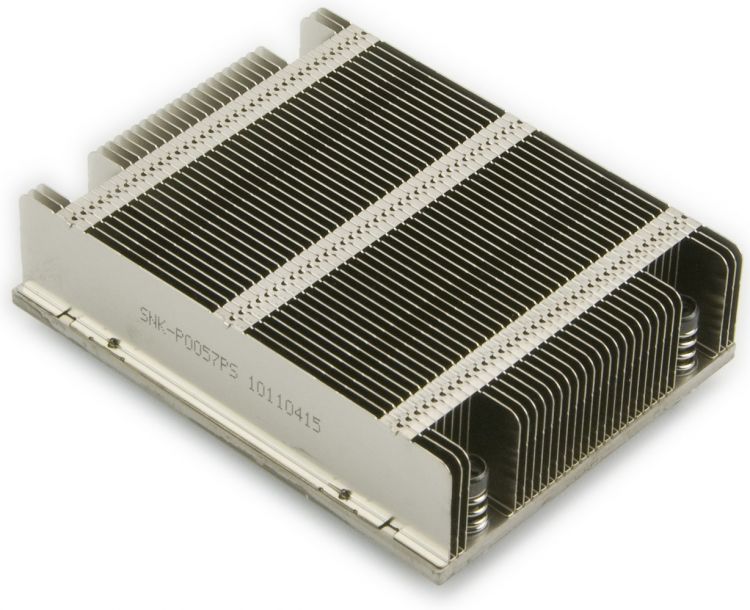 

Радиатор Supermicro SNK-P0057PS 1U High Performance Passive CPU Heat Sink for X9, X10 UP/DP/MP Systems Equipped w/ a Narrow ILM MB, SNK-P0057PS