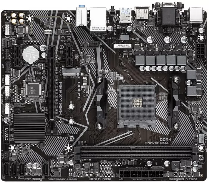 GIGABYTE A520M S2H