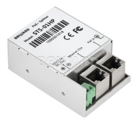 Сплиттер PoE Beward STS-01HP IEEE 802.3 af/at (25 Вт), 1 порт, до 100 м, 12 В (DC), защита выхода пи