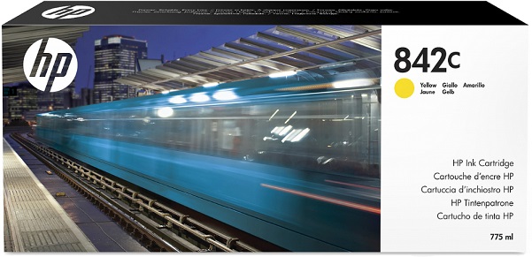 

Картридж HP 842C C1Q56A желтый (775мл) для PageWide XL 8000, 842C
