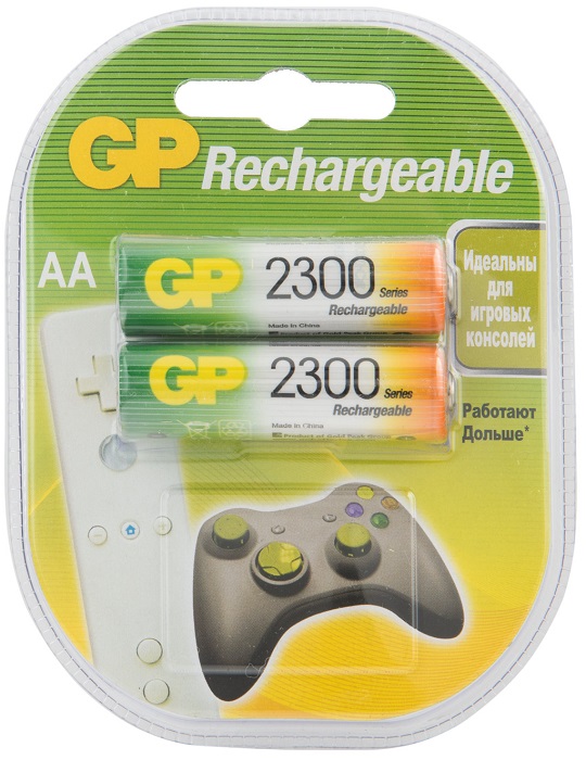 

Аккумулятор GP 230AAHC 1.2V, 2300mAh, 2шт, size AA, 230AAHC