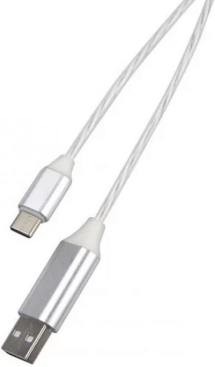 

Кабель интерфейсный Red Line УТ000022103 LED USB/USB Type-C, белый, УТ000022103