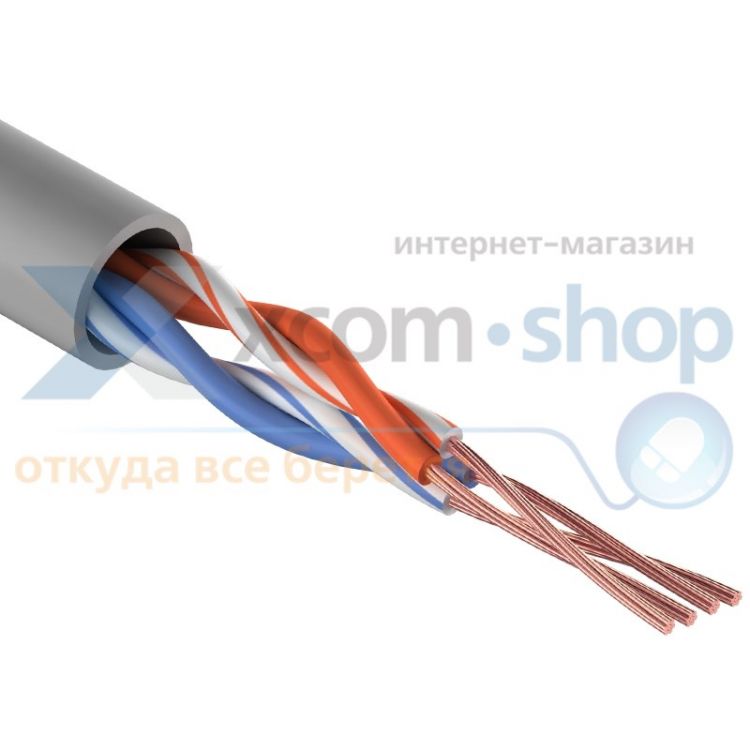 

Кабель Rexant UTP 2PR 24AWG CAT5e 305м STRANDED 01-0026, UTP 2PR 24AWG CAT5e 305м STRANDED