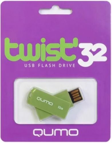 Накопитель USB 2.0 32GB Qumo QM32GUD-TW-Pistachio