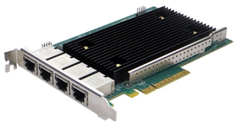 

Сетевой адаптер Silicom PE310G4I71-T PCIe x8 10G Quad Port Copper Network Card (XL710 + X557), PE310G4I71-T