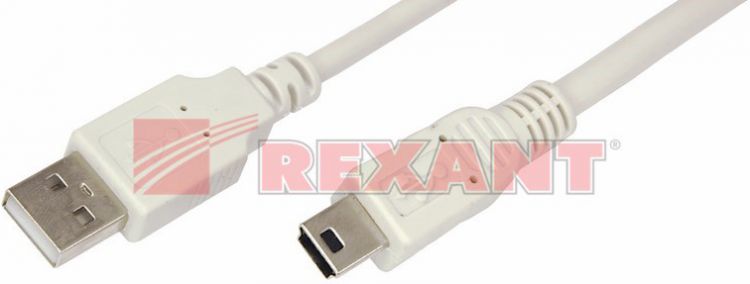 Кабель Rexant 18-1136 mini USB (male) - USB-A (male) 3M