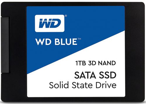 Накопитель SSD 2.5'' Western Digital WDS100T2B0A WD Blue 1TB SATA 6Gb/s TLC 560/530MB/s IOPS 95K/84K MTBF 1.75M
