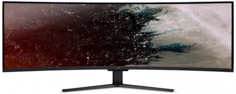 Монитор 49" Acer Nitro EI491CRSbmiiiphx UM.SE1EE.S01 VA, 32:9, 1800R Curved , 3840x1080, 144Hz, 4ms, 178°/178°, 400nits, HDMI(2.0), 2xHDMI(1.4), DP, A