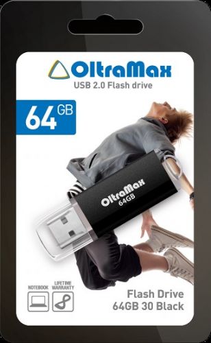 

Накопитель USB 2.0 64GB OltraMax OM064GB30-В, OM064GB30-В