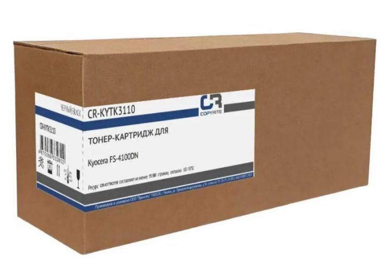 

Тонер-картридж CopyRite CR-KYTK3110 для Kyocera FS-4100DN, TK-3110, 15500 стр, black, CR-KYTK3110