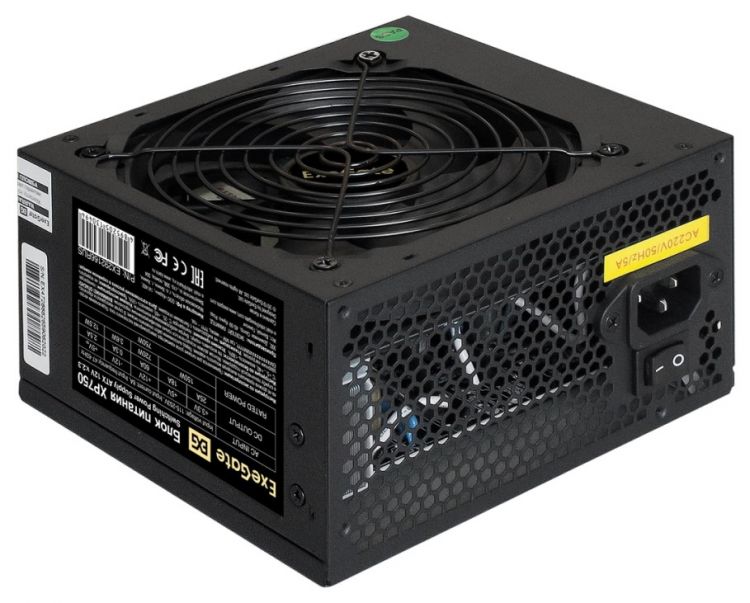 

Блок питания ATX Exegate EX292166RUS 750W, 120mm fan, EX292166RUS