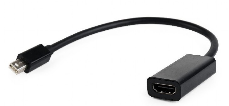 

Адаптер Cablexpert A-mDPM-HDMIF-02 miniDisplayPort - HDMI, 20M/19F, кабель 15см, черный, пакет, A-mDPM-HDMIF-02