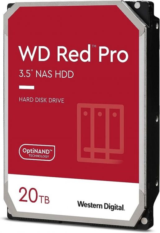 Жесткий диск 20TB SATA 6Gb/s Western Digital WD201KFGX Red Pro NAS 3.5" 7200rpm 512MB