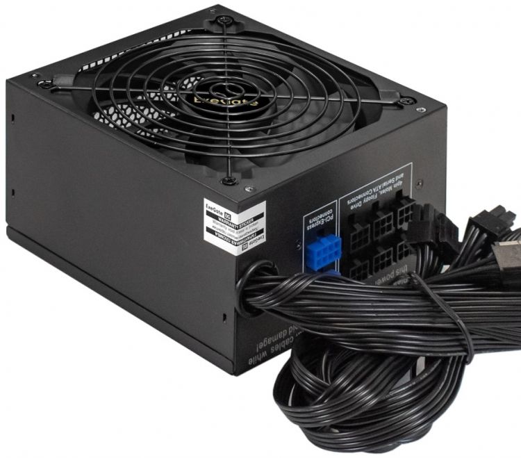 

Блок питания ATX Exegate EX292336RUS 750W, APFC, 80 PLUS, 140mm fan, EX292336RUS