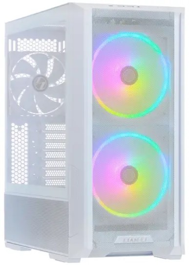 Корпус Lian Li Lancool 216RW белый, без БП, боковая панель из закаленного стекла, USB Type-C, 2*USB 3.0, audio