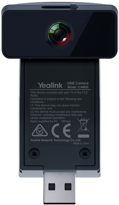 

Камера Yealink CAM50-updated USB для телефонов SIP-T58W, 5Мр, 720Р, CAM50-updated