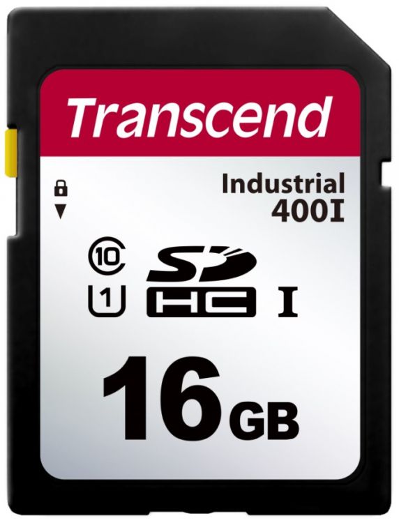 Промышленная карта памяти SDHC 16Gb Transcend TS16GSDC400I 400I U1, MLC, Wide Temp. - фото 1