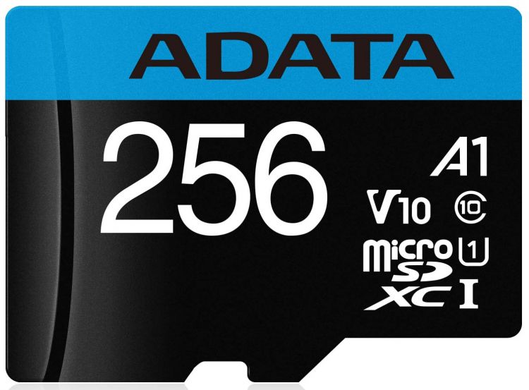 

Карта памяти MicroSDXC 256GB ADATA AUSDX256GUICL10A1-RA1 UHS-I Class10 A1 100/25MB/s, AUSDX256GUICL10A1-RA1