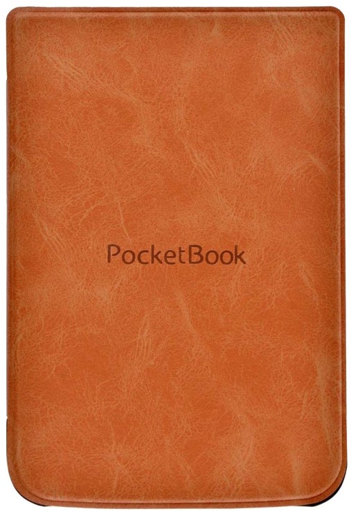 Чехол для PocketBook 606/616/617/627/628/632/633 коричневый PBC-628-BR-RU RBK-678FL black - фото 1