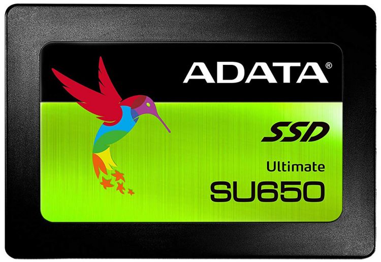 Накопитель SSD 2.5'' ADATA Ultimate SU650 240GB SATA 6Gb/s 3D TLC 520/450MB/s IOPS 40K/75K MTBF 2M