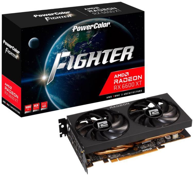 

Видеокарта PCI-E PowerColor Radeon RX 6600 (AXRX 6600 8GBD6-3DH) 8GB GDDR6 128bit 7nm 1626/14000MHz HDMI/3*DP, Radeon RX 6600 (AXRX 6600 8GBD6-3DH)