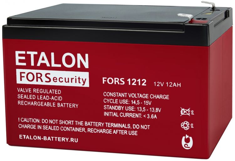 Аккумулятор ETALON FORS 1212 12В 12Ач