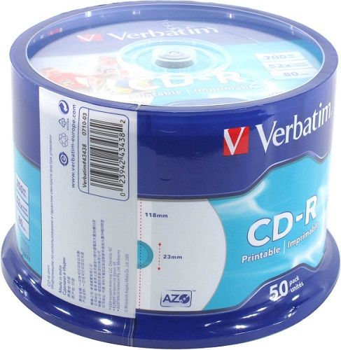 Диск CD-R Verbatim 43438