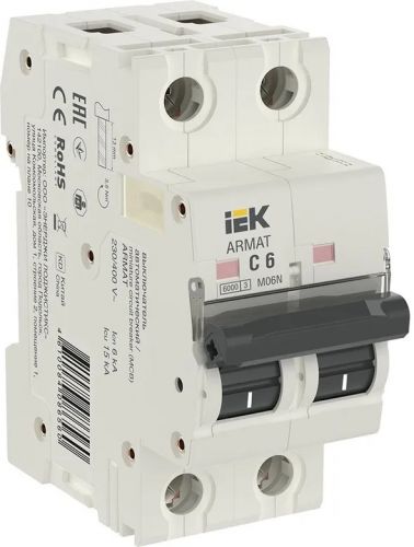 Автоматический выключатель IEK AR-M06N-2-C006