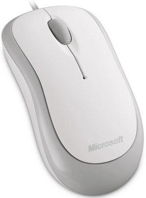 Мышь Microsoft BASIC 4YH-00008 белая, 800dpi, USB, 3 кнопки