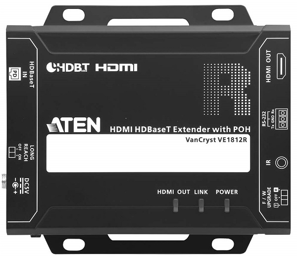 

Приемник Aten VE1812R-AT-G HDMI HDBaseT с POH, 4K 100м / 1080p 150м, VE1812R-AT-G