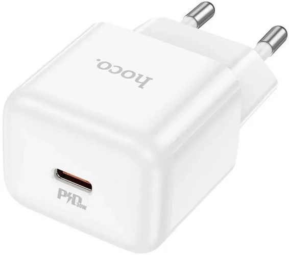 

Зарядное устройство сетевое Hoco N32 Glory White 30W 3A+2A+1.5A (PD+QC+AFC) USB Type-C универсальное белый (2002932), N32 Glory White