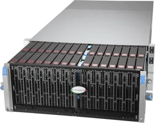 Серверная платформа 4U Supermicro SSG-640SP-E1CR60 (LGA4189, C621A, 16*DDR4(3200), 60*3.5" SATA3/SAS3 HS, 2*2.5" 7mm drive, 2*M.2, 3*PCIE, 2*10Glan, 2