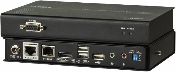 Удлинитель Aten CE920-AT-G USB, DisplayPort, КВМ с поддержкой HDBaseT 2.0, 4K 100 м