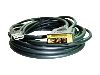 Кабель интерфейсный HDMI-DVI Cablexpert 19M/19M 4.5м, single link, черный, позол.разъемы, экран, пакет