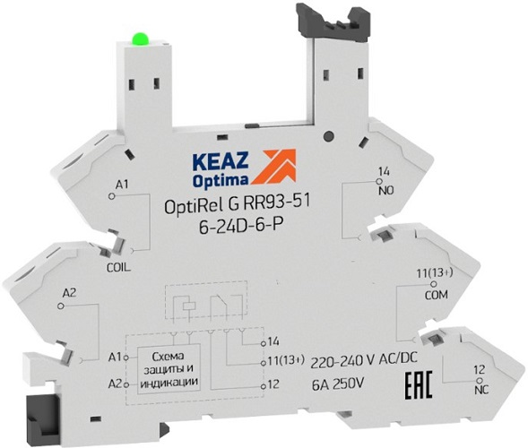 

Разъем КЭАЗ 281160 OptiRel G RR93-51-6-24D-6-P, 281160