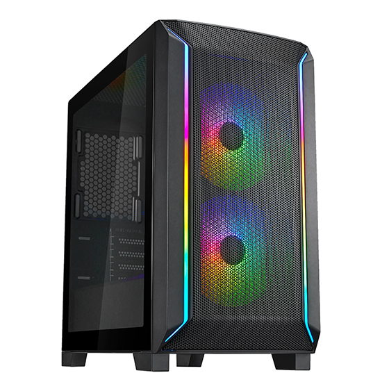 

Корпус mATX SilverStone FARA 312Z черный, без БП, боковая панель из закаленного стекла, 2*USB 3.0, audio, FARA 312Z