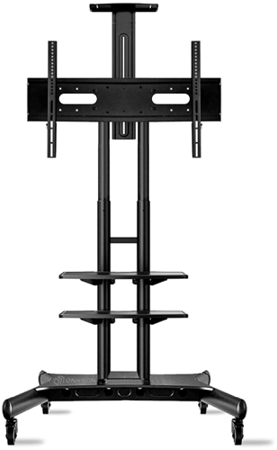 

Стойка мобильная ONKRON TS1881 на 1 ТВ, 50-86" от 200х200 до 800х500, портретная/альбомная ориентация, макс. нагр 90.9кг, высота 1050-1650мм, черный, TS1881