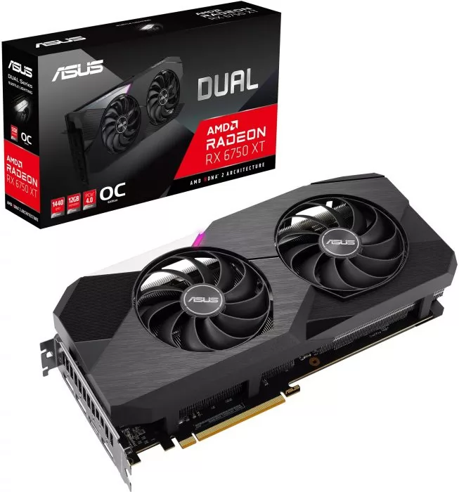 ASUS Radeon RX 6750 XT Dual OC Edition (DUAL-RX6750XT-O12G)