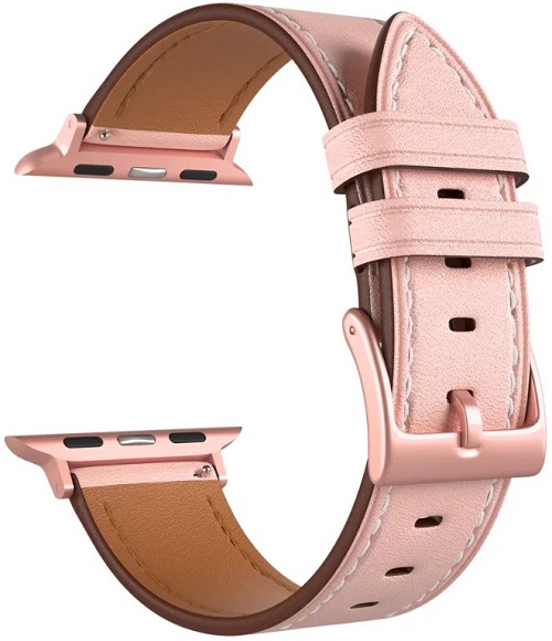 Ремешок на руку Lyambda NEMBUS LWA-41-44-PK кожаный для Apple Watch 42/44/45 mm pink