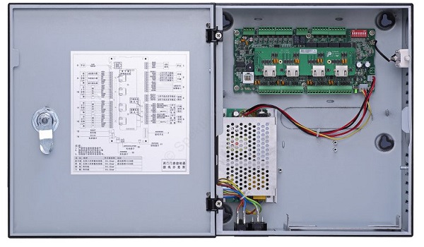 Контроллер Dahua DHI-ASC1202C-D на 2 двери (2-сторонний доступ), 100,000 карт и 150,000 записей, встр. Ист. Питания, поддержка АКБ