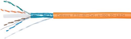 

Кабель витая пара F/UTP 6 кат. 4 пары Cabeus FTP-4P-Cat.6-SOLID-LSZH, FTP-4P-Cat.6-SOLID-LSZH