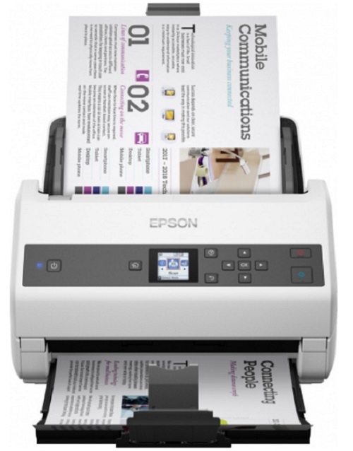 

Сканер Epson WorkForce DS-870 B11B250401 А4, 600x600 dpi, протяжный, WorkForce DS-870