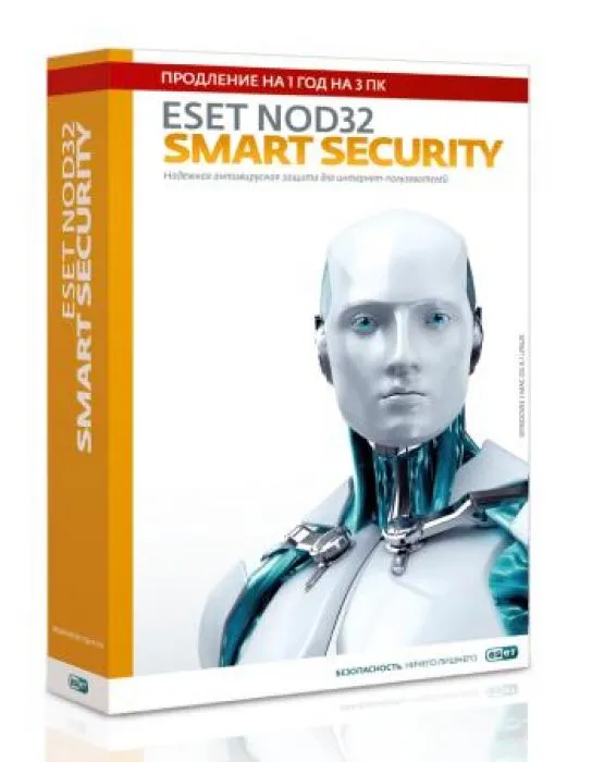 Eset NOD32 Smart Security - продление лицензии на 1 год (коробка)