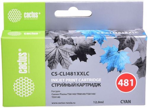 

Картридж Cactus CS-CLI481XXLC, CS-CLI481XXLC