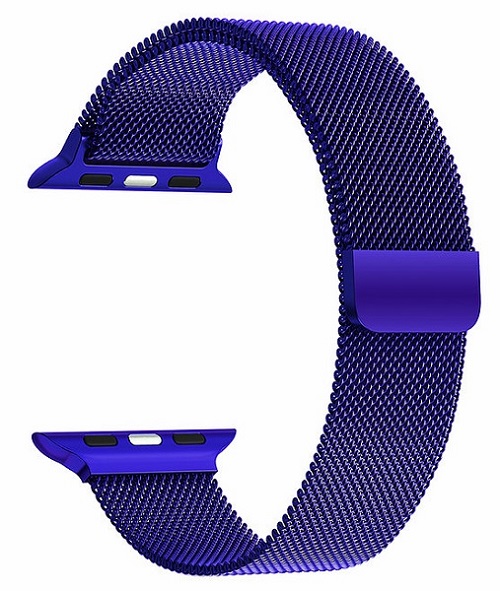 

Ремешок на руку Lyambda CAPELLA DS-APM02-40-BL из нержавеющей стали для Apple Watch 38/40 mm blue, CAPELLA