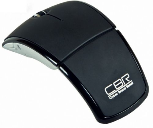 Мышь Wireless CBR CM 610 Black 1200dpi, 2,4Ггц, софттач, складная