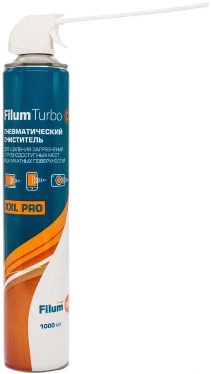 

Пневматический очиститель Filum Turbo XXL Pro FL-CLN-Air1001, удобный распылительный клапан, для удаления загрязнений с труднодоступных мест, 1000 мл, FL-CLN-Air1001