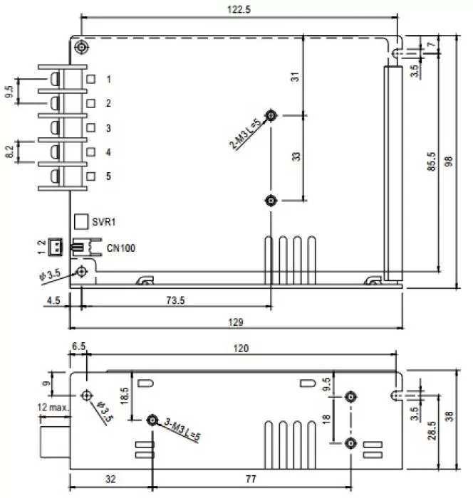 Mean Well HRP-75-12