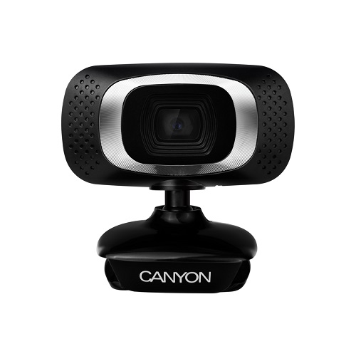 

Веб-камера Canyon C3 720P HD USB2.0, 1 Мпикс, black, C3